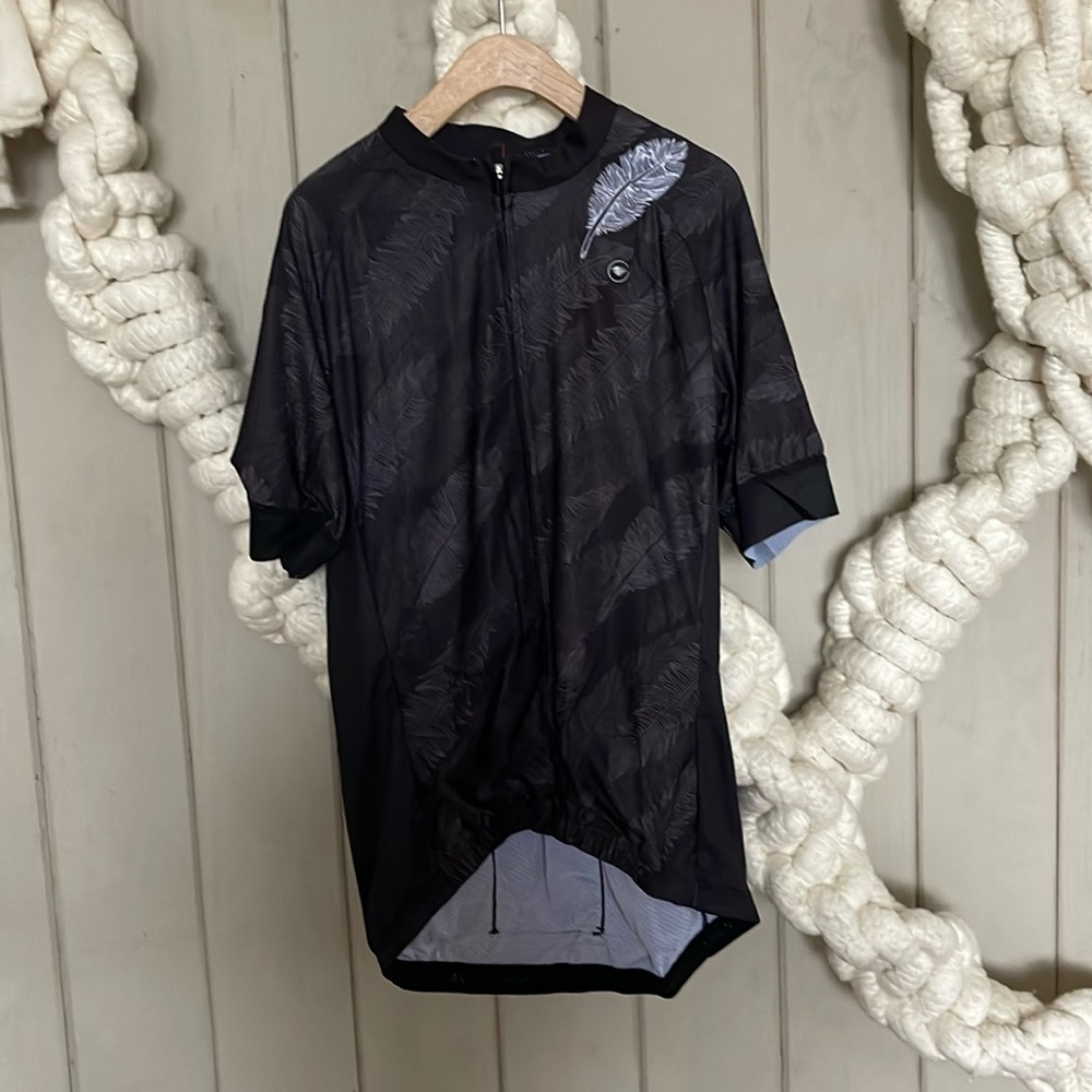 Men's Black Cycling Jersey